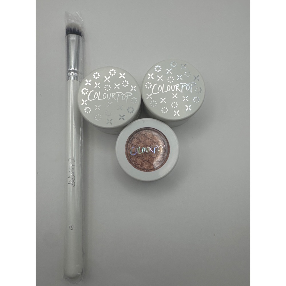 ColourPop Super Shock Shadow Loose Pigments and Brush Set‎ NEW